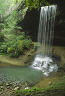 Cumberland-Plateau;Waterfall;Stream;Water;Flowing;Pouring;Cool;Wet;Flow;Cascade;
